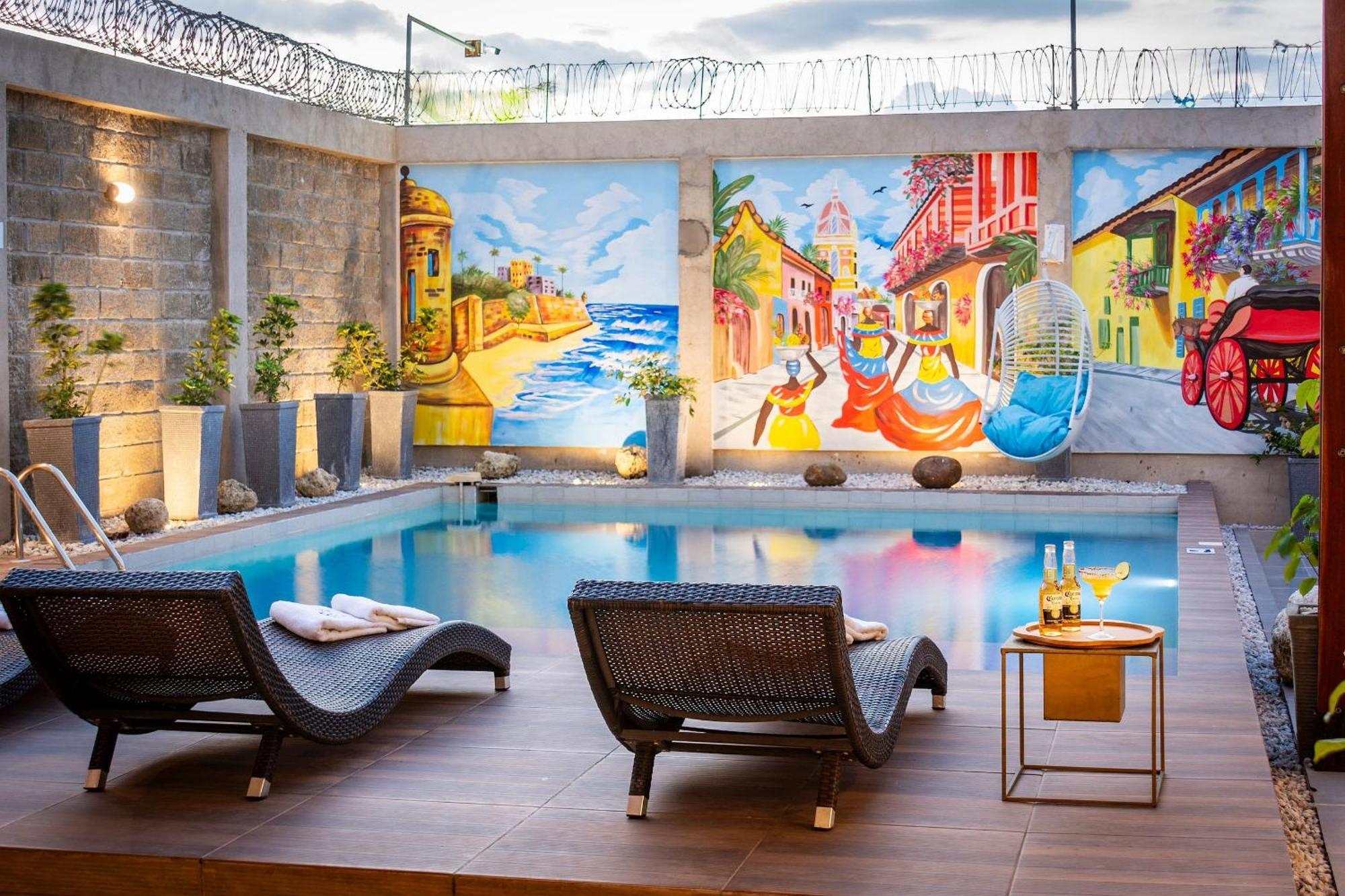 Amazing Beach House 13Br W/Pool & Staff Cartagena ภายนอก รูปภาพ