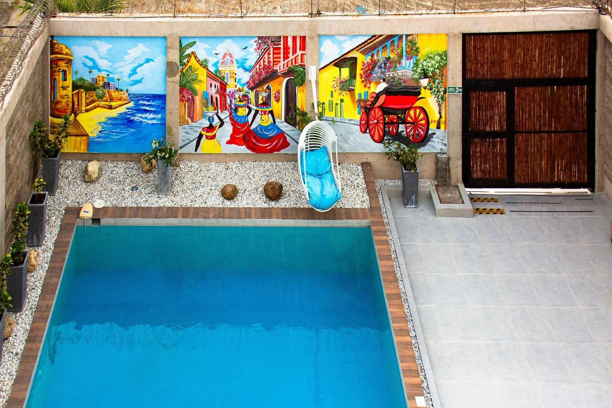 Amazing Beach House 13Br W/Pool & Staff Cartagena ภายนอก รูปภาพ