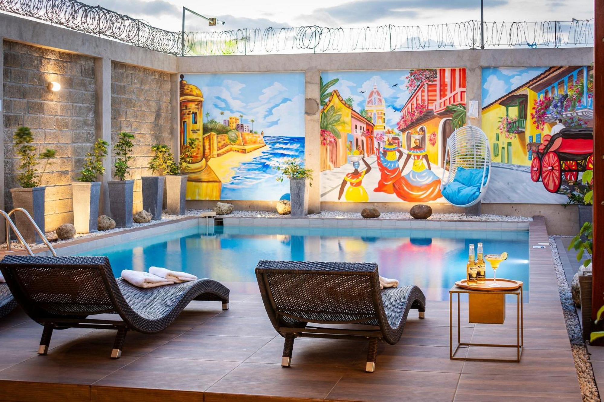 Amazing Beach House 13Br W/Pool & Staff Cartagena ภายนอก รูปภาพ